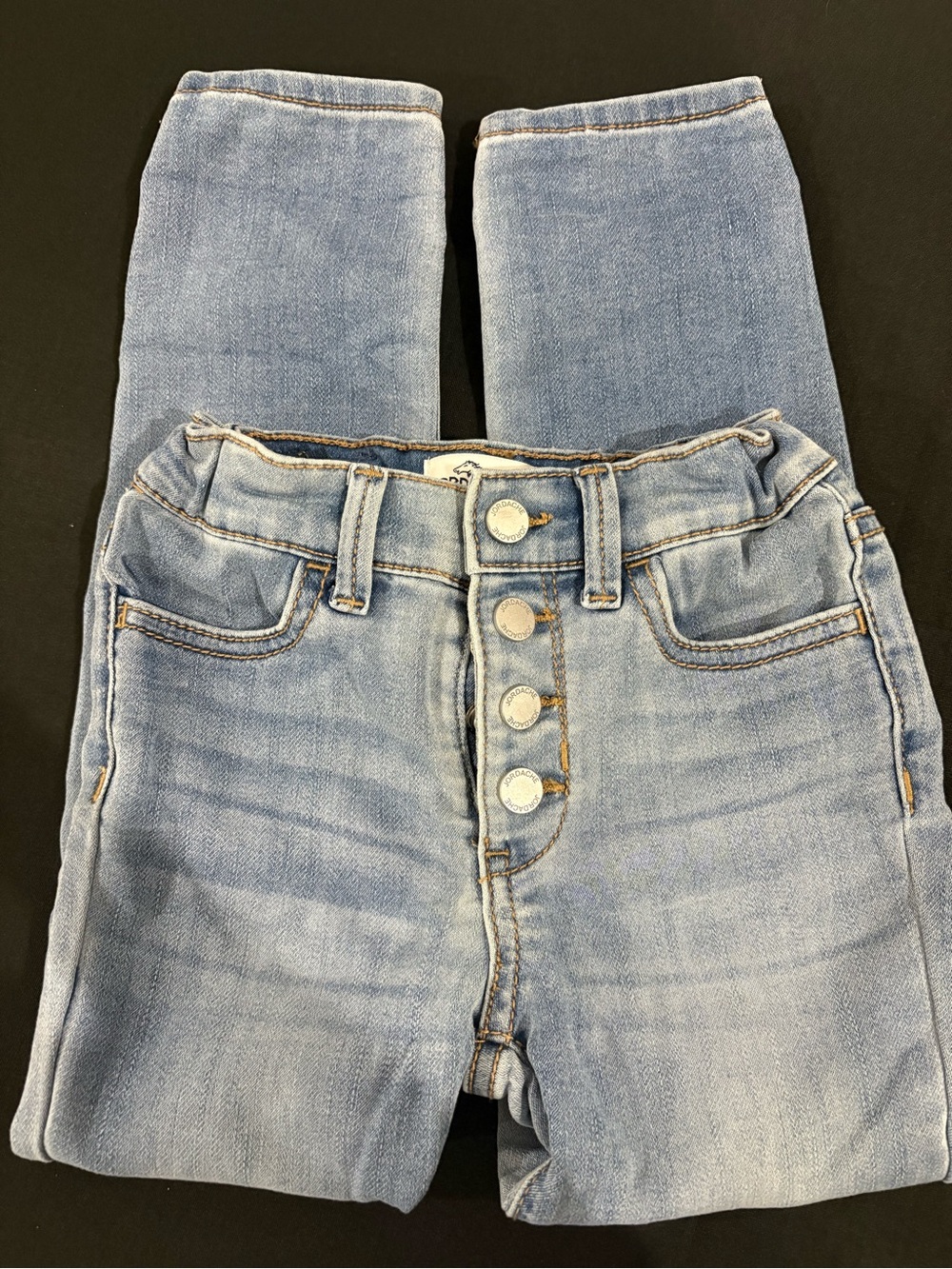 Jordache Light Blue Button-Fly Kids Jeans